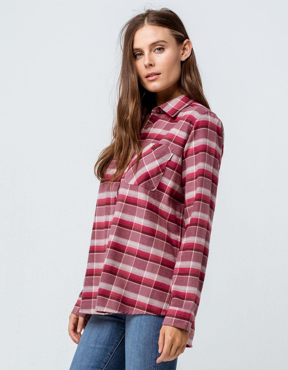 rose flannel shirt