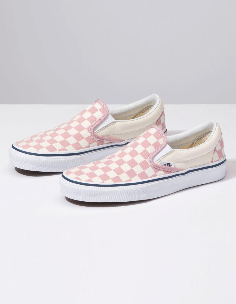 Lyst Vans Checkerboard Classic Slipon Zephyr Pink
