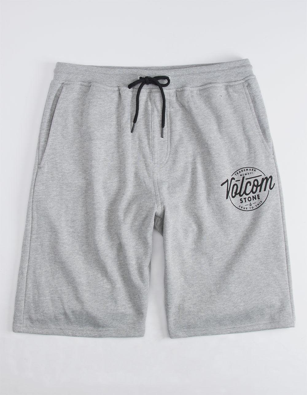 mens sweat shorts grey