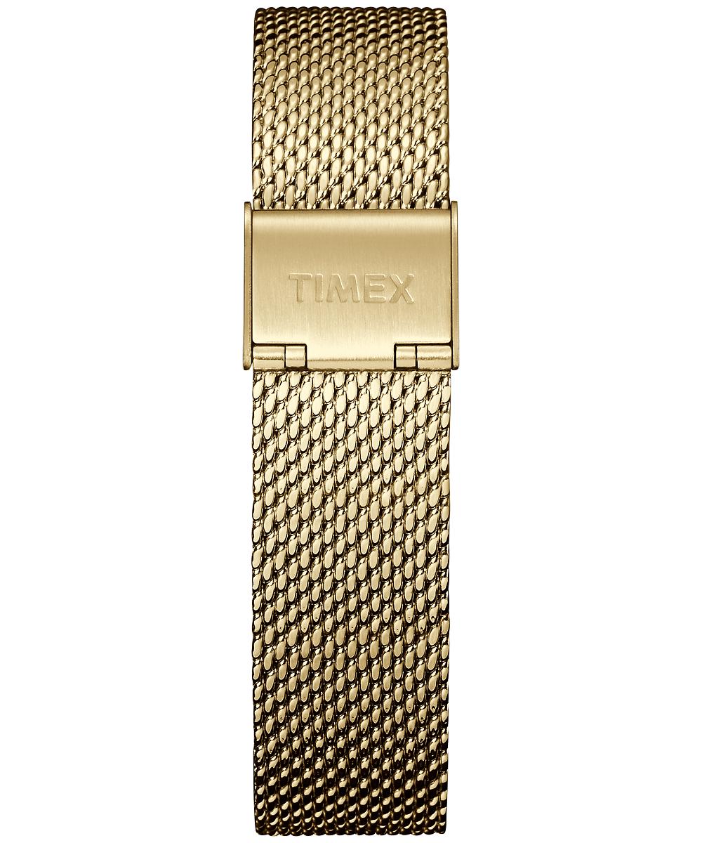 Timex Watch 18mm Mesh Band Goldtone in Metallic Lyst