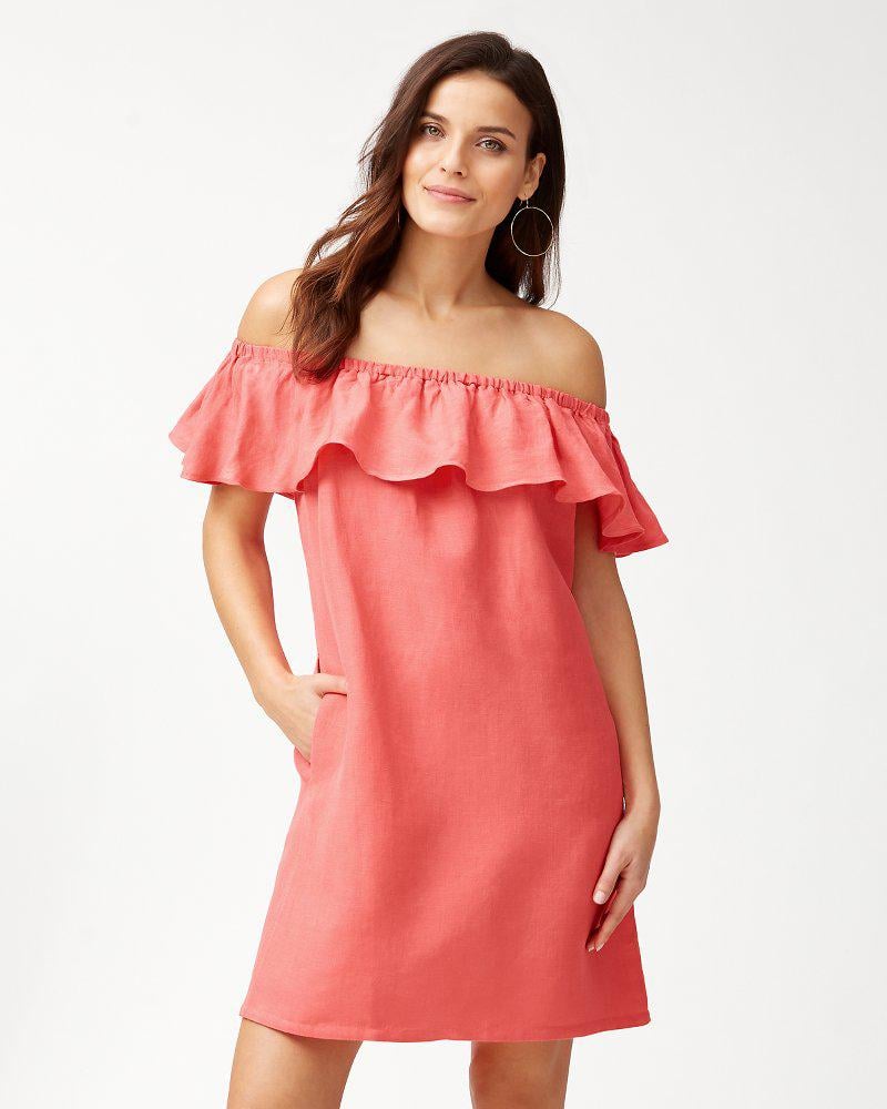 tommy bahama coral dress