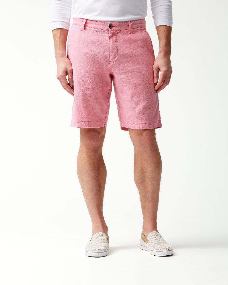 Tommy Bahama Beach Linen 10-inch Shorts in Pink for Men - Lyst