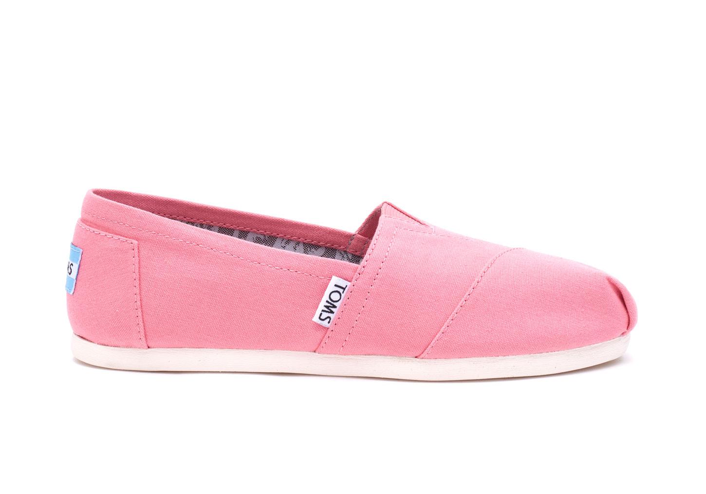 TOMS Pink Lemonade Canvas Women's Classics in Pink - Lyst