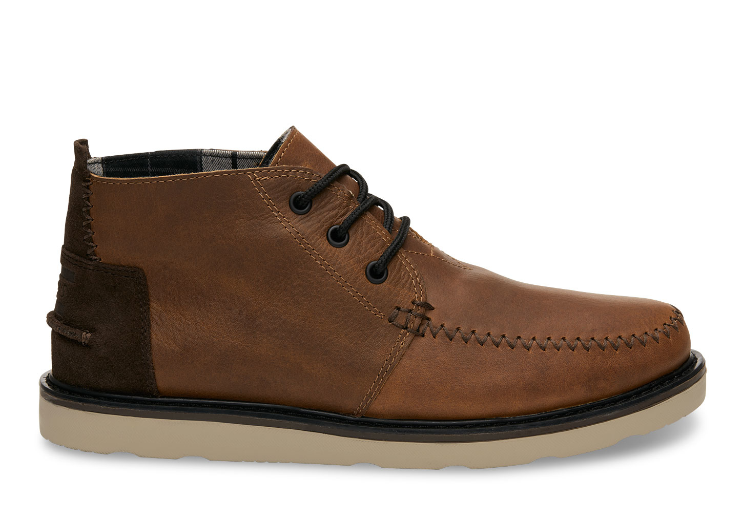 Lyst - Toms Waterproof Brown Leather Men's Chukka Boots in Brown for Men