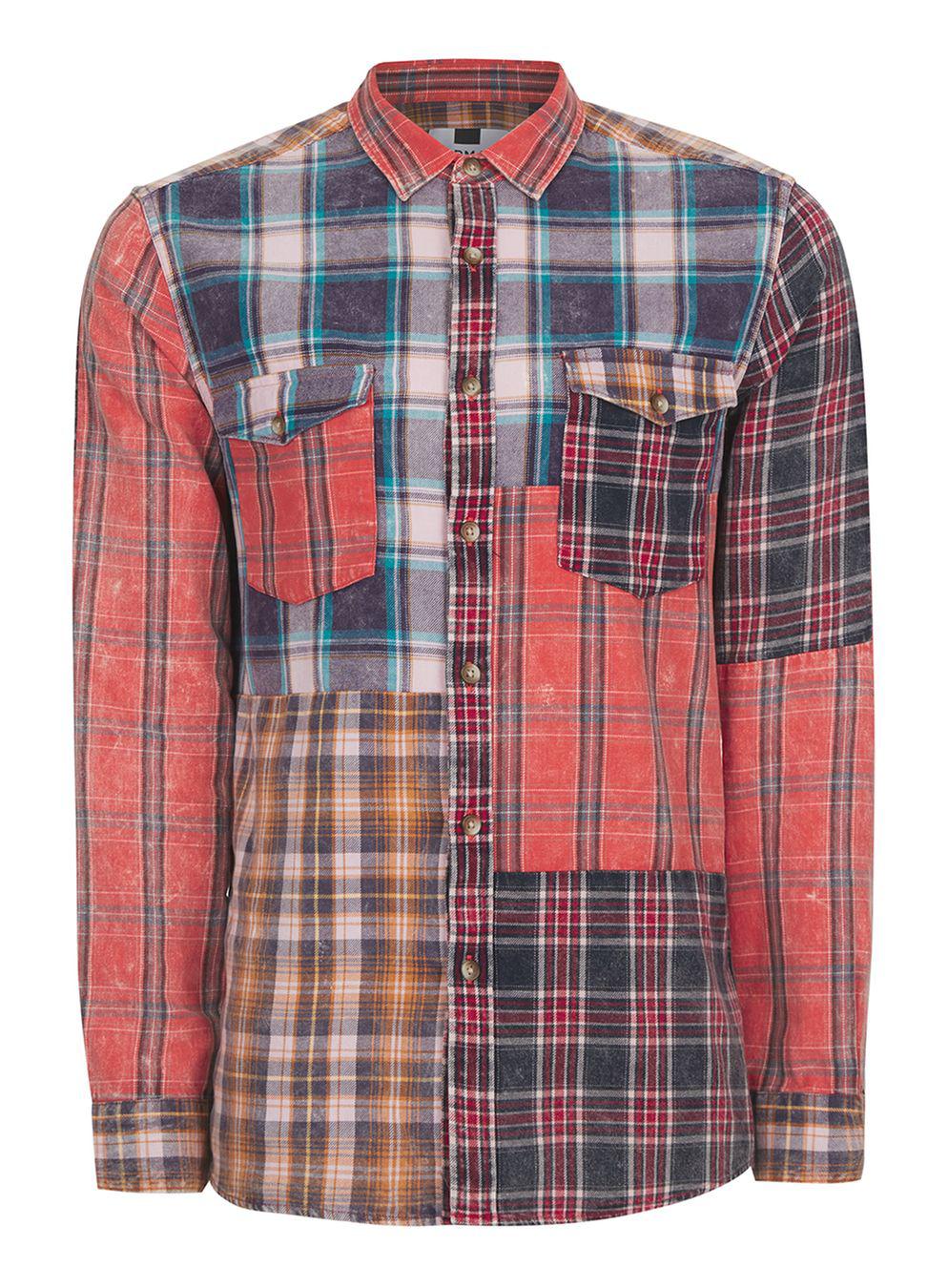 topman checked shirt