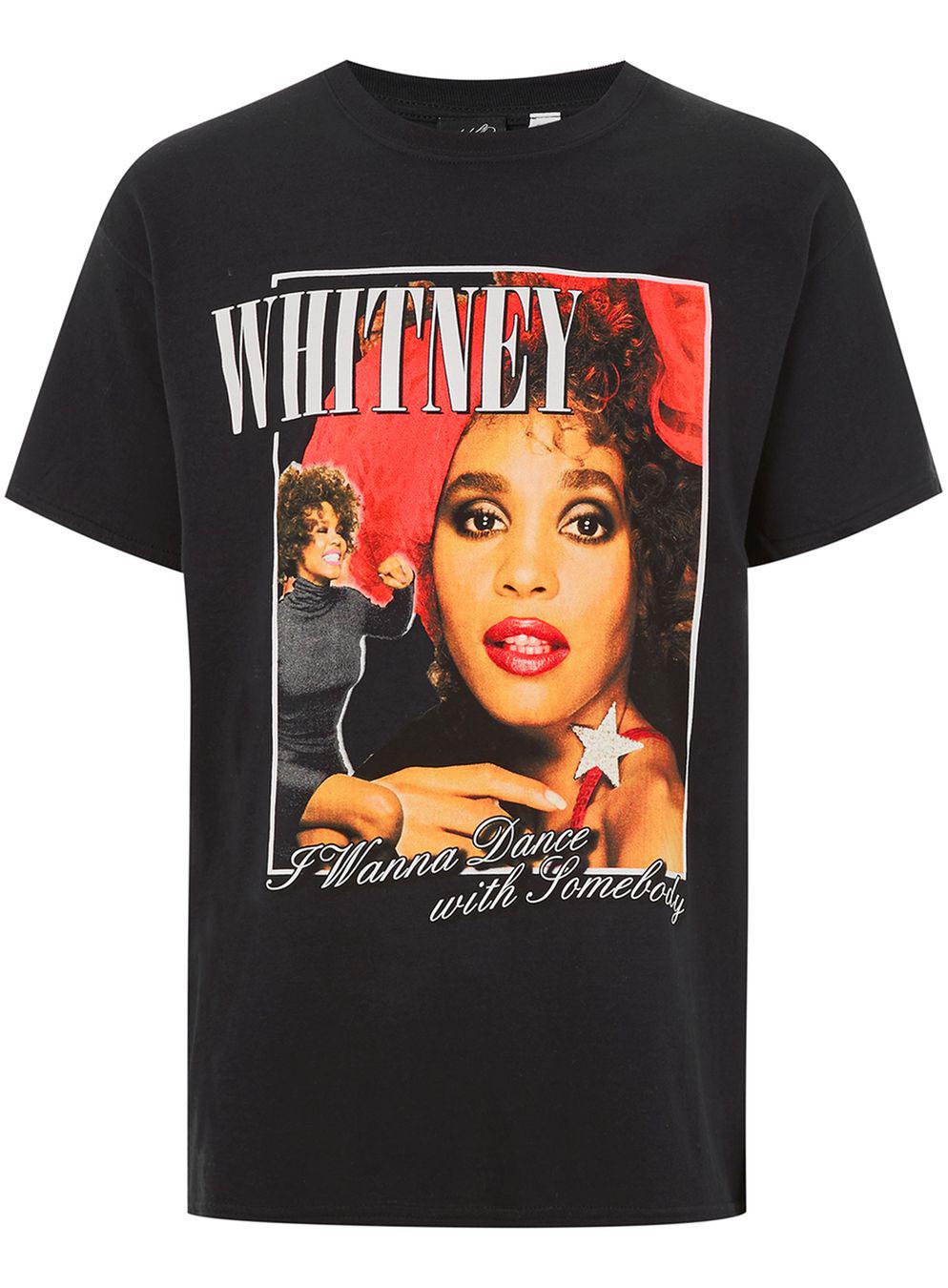 whitney houston t shirt men