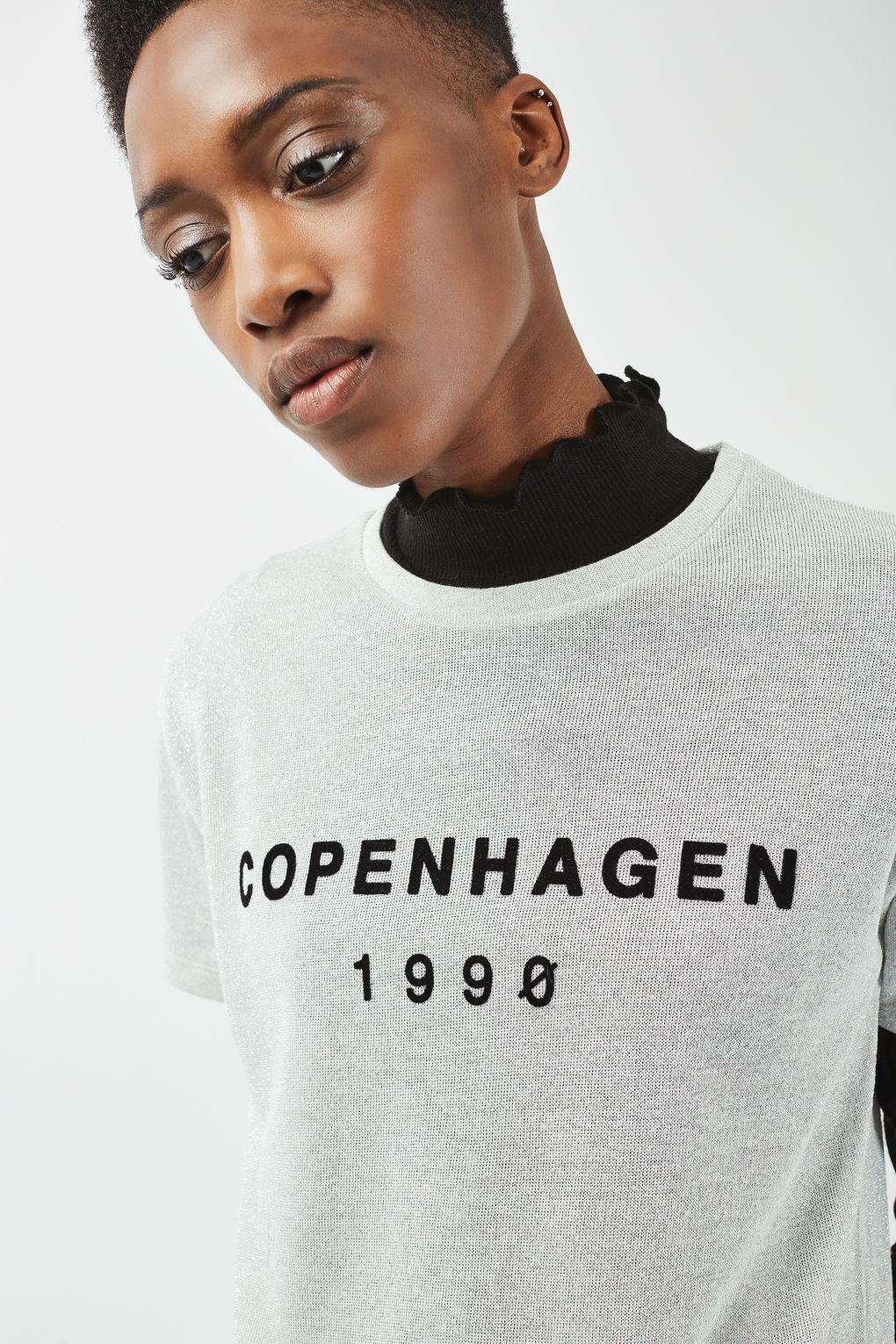 Topshop Kobenhavn Spliced Graphic Tee | Nordstrom