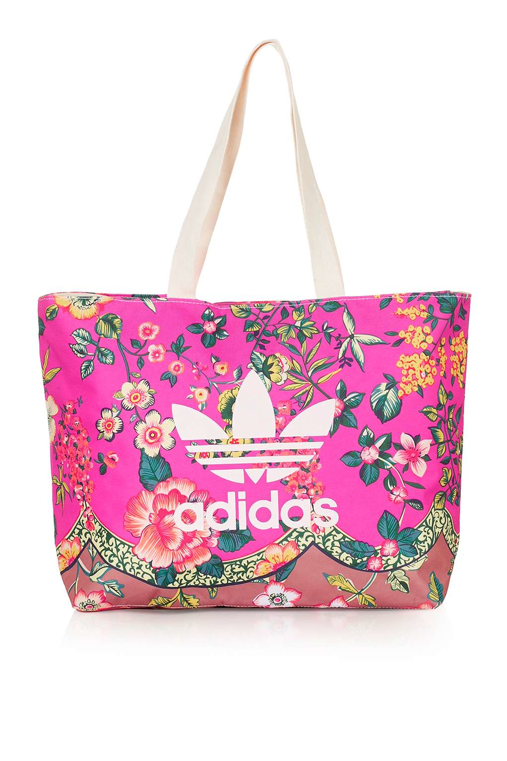 Topshop Floral Tote Bag By Adidas Originals in Pink (MULTI) | Lyst