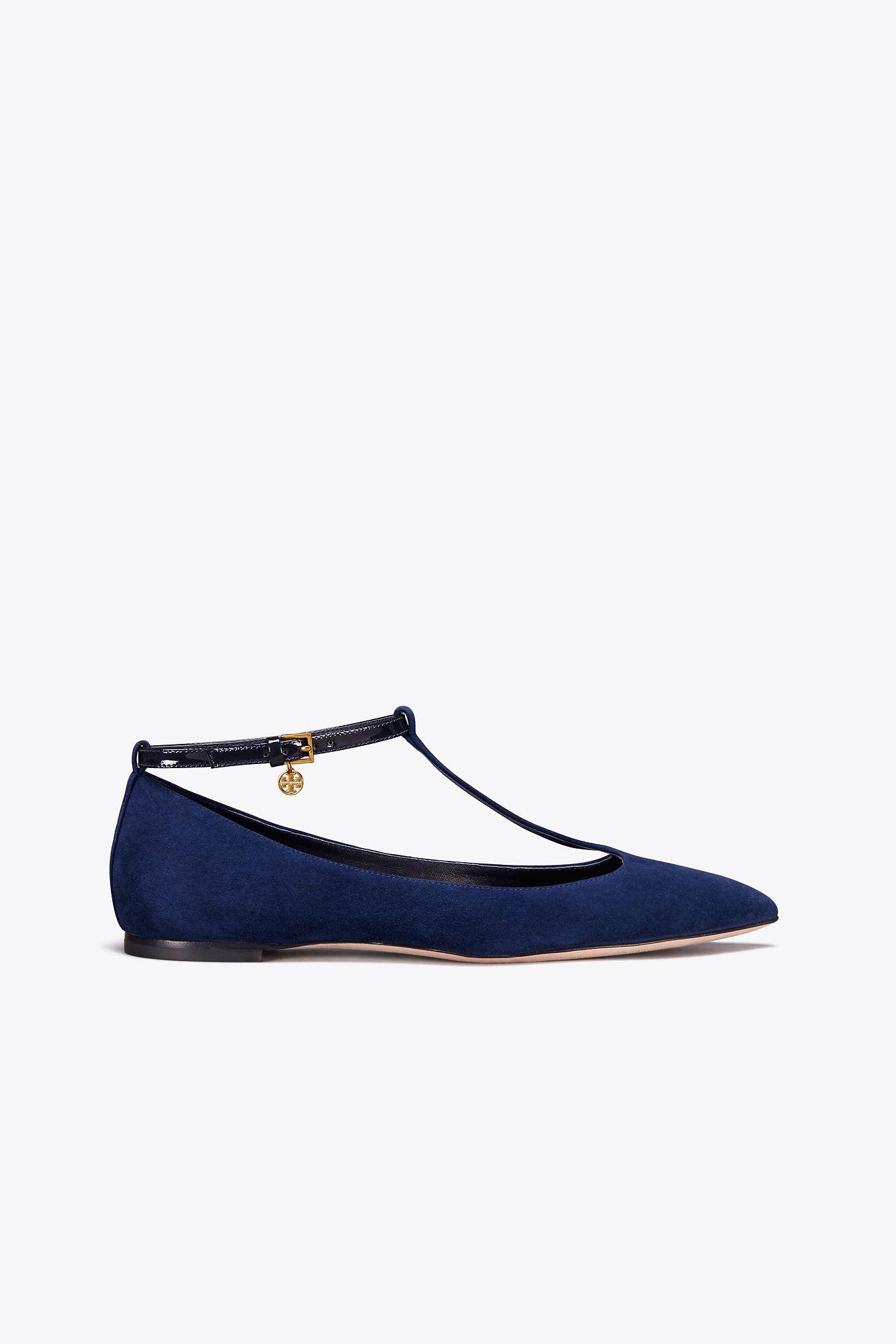 tory burch t strap flats