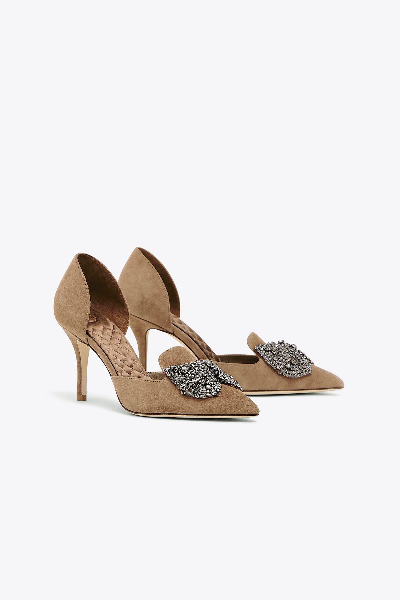 tory burch tan heels