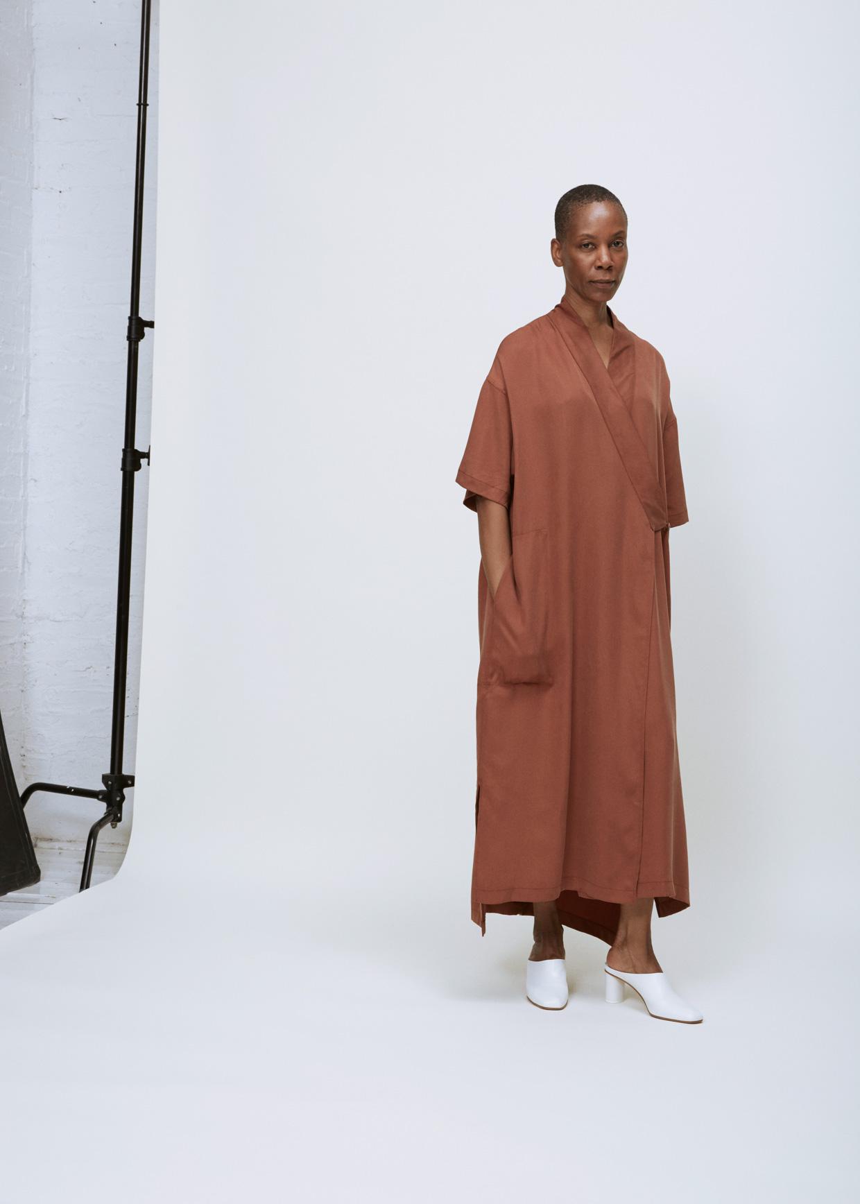 Lyst Shaina Mote Clay Kyoto Dress In Brown Gallery