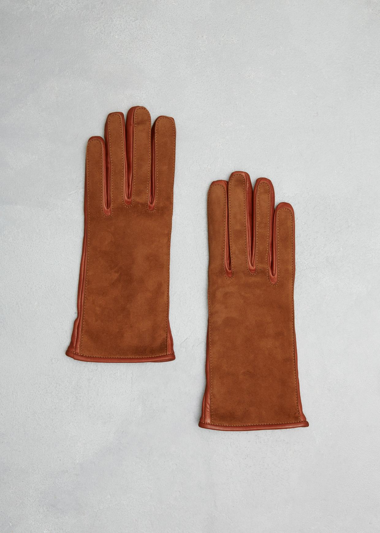Lyst Lanvin Cognac Leather Glove in Brown for Men