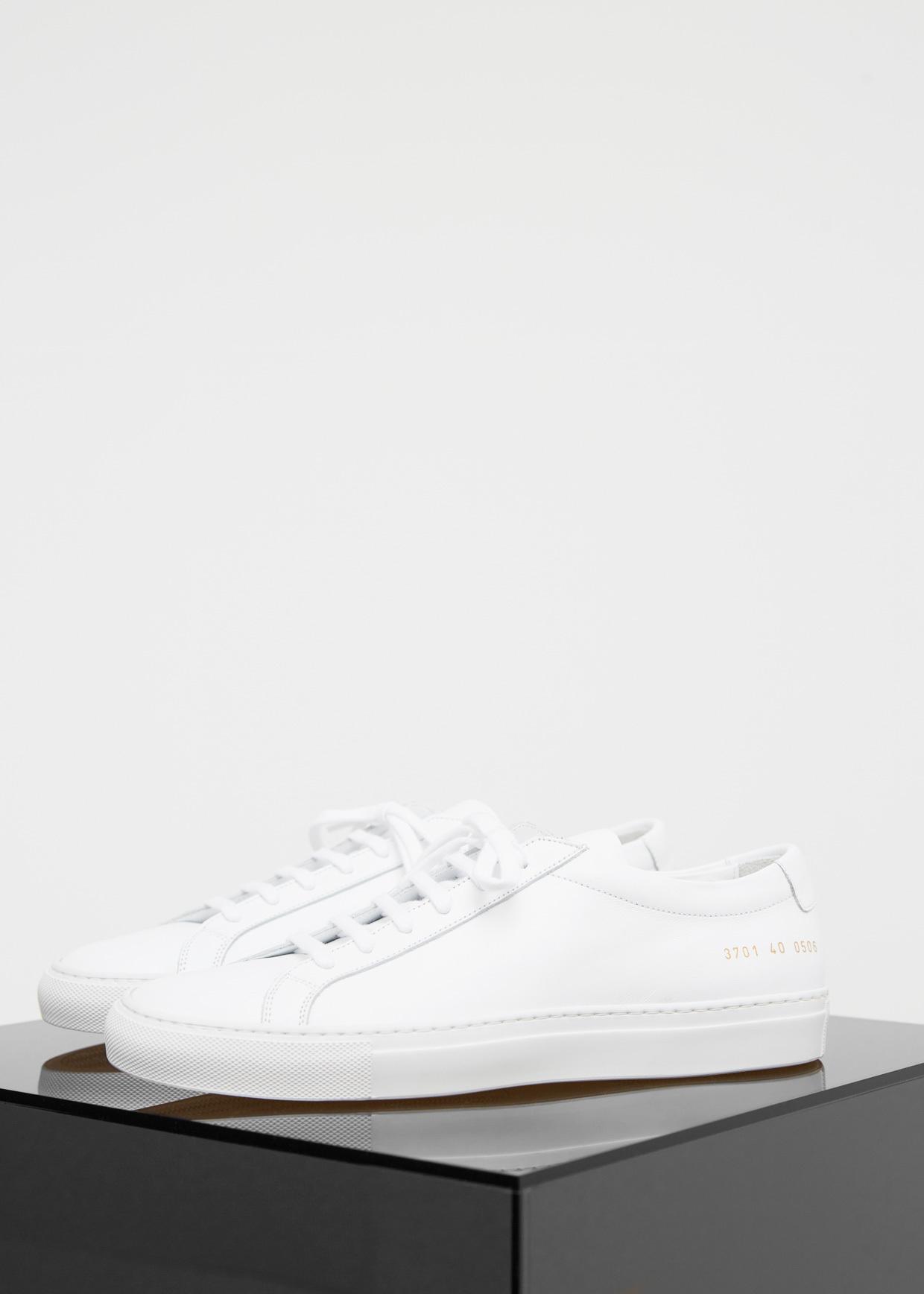 common projects white original achilles low sneakers