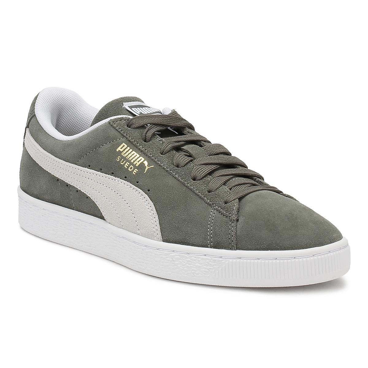 Lyst Puma Mens Castor Grey Suede Classic Trainers In Gray For Men 