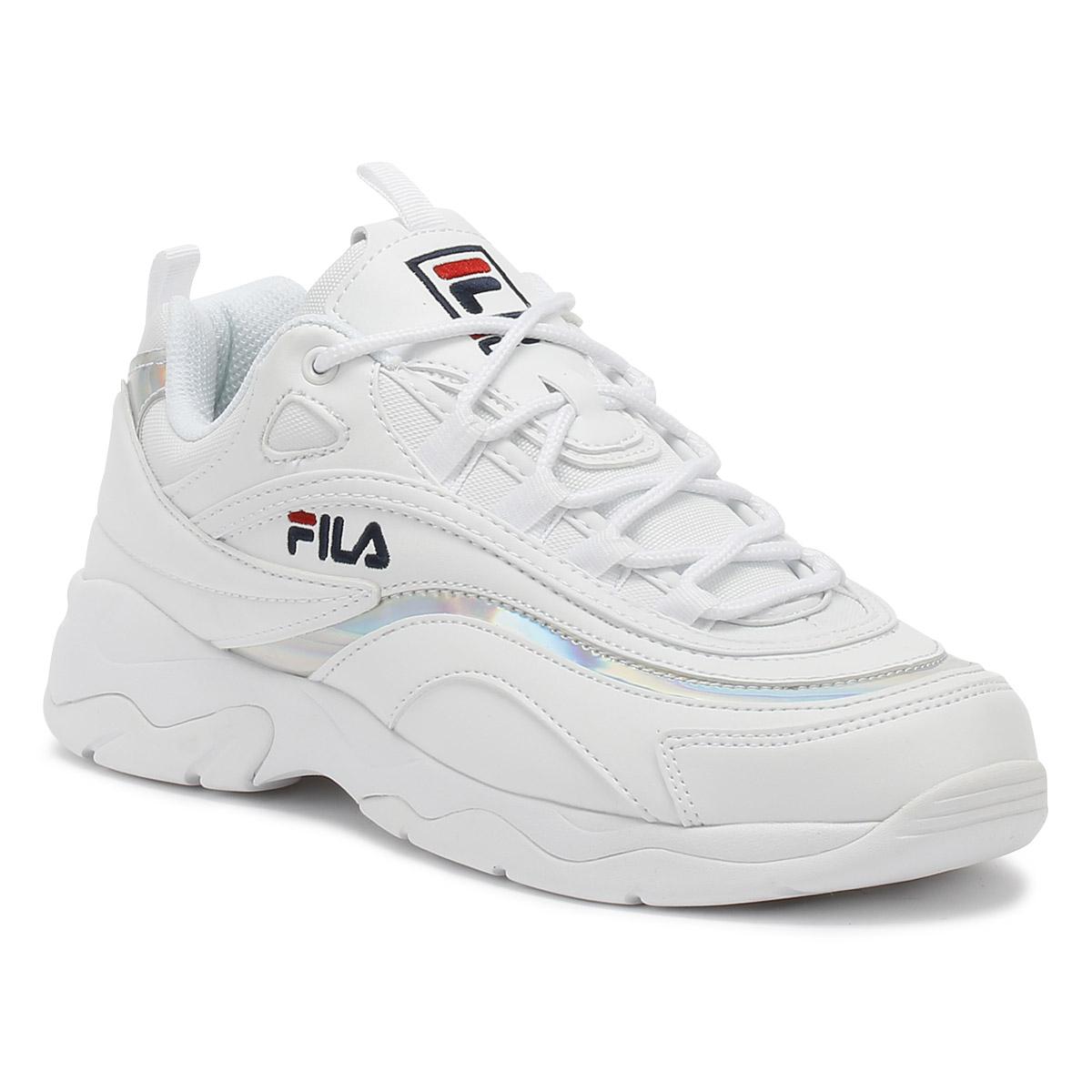 fila ray white metallic