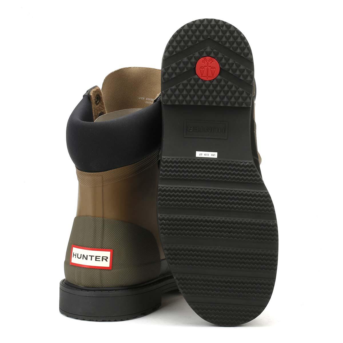 hunter leather commando boots