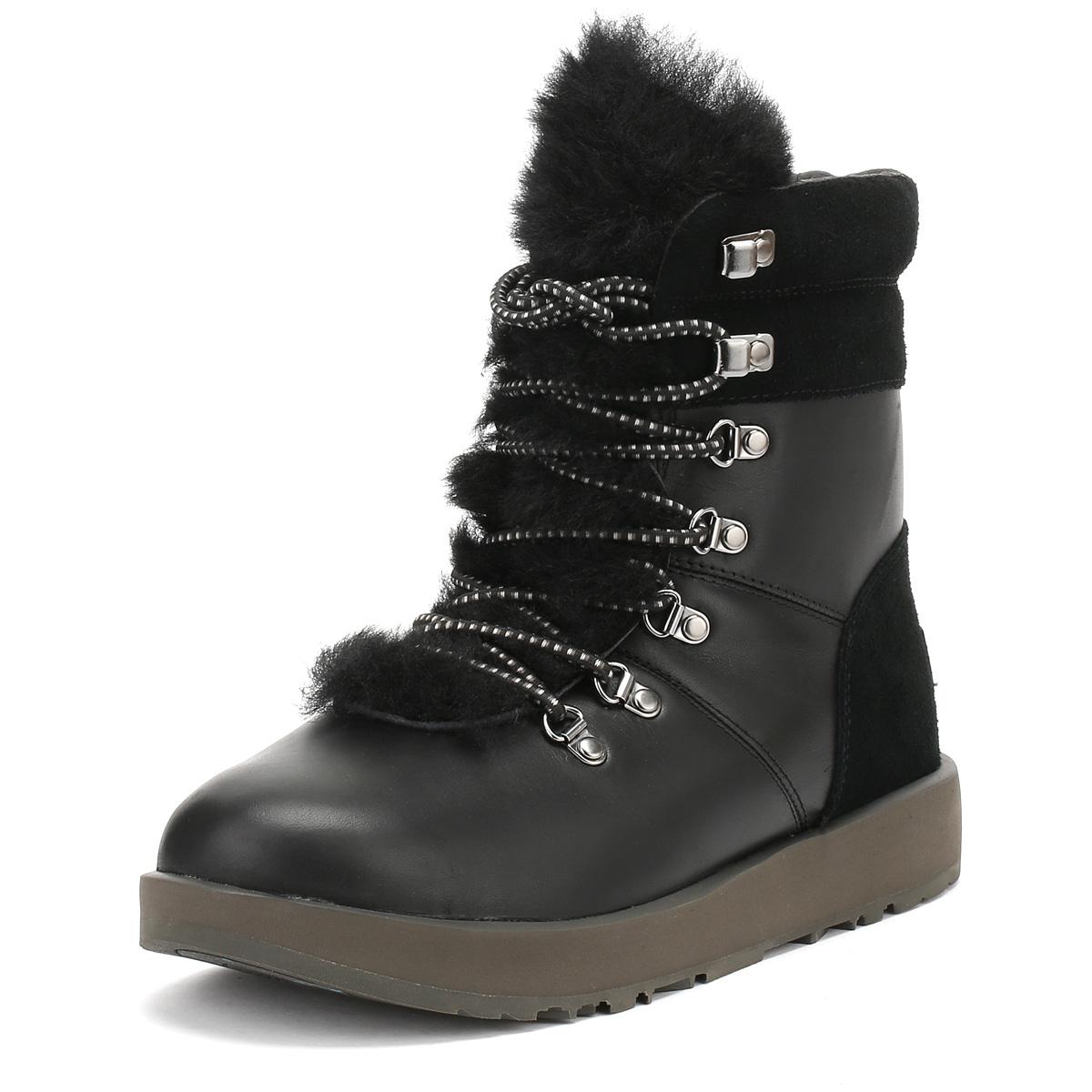 UGG Viki Waterproof Classic Boots Black in Black - Lyst