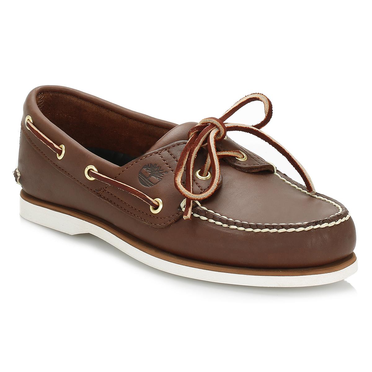 Lyst Timberland Classic Mens Brown Leather Boat Shoes in