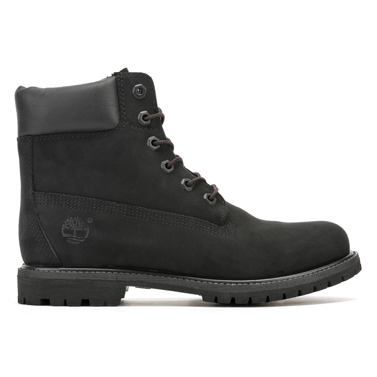 all black timberland boots womens
