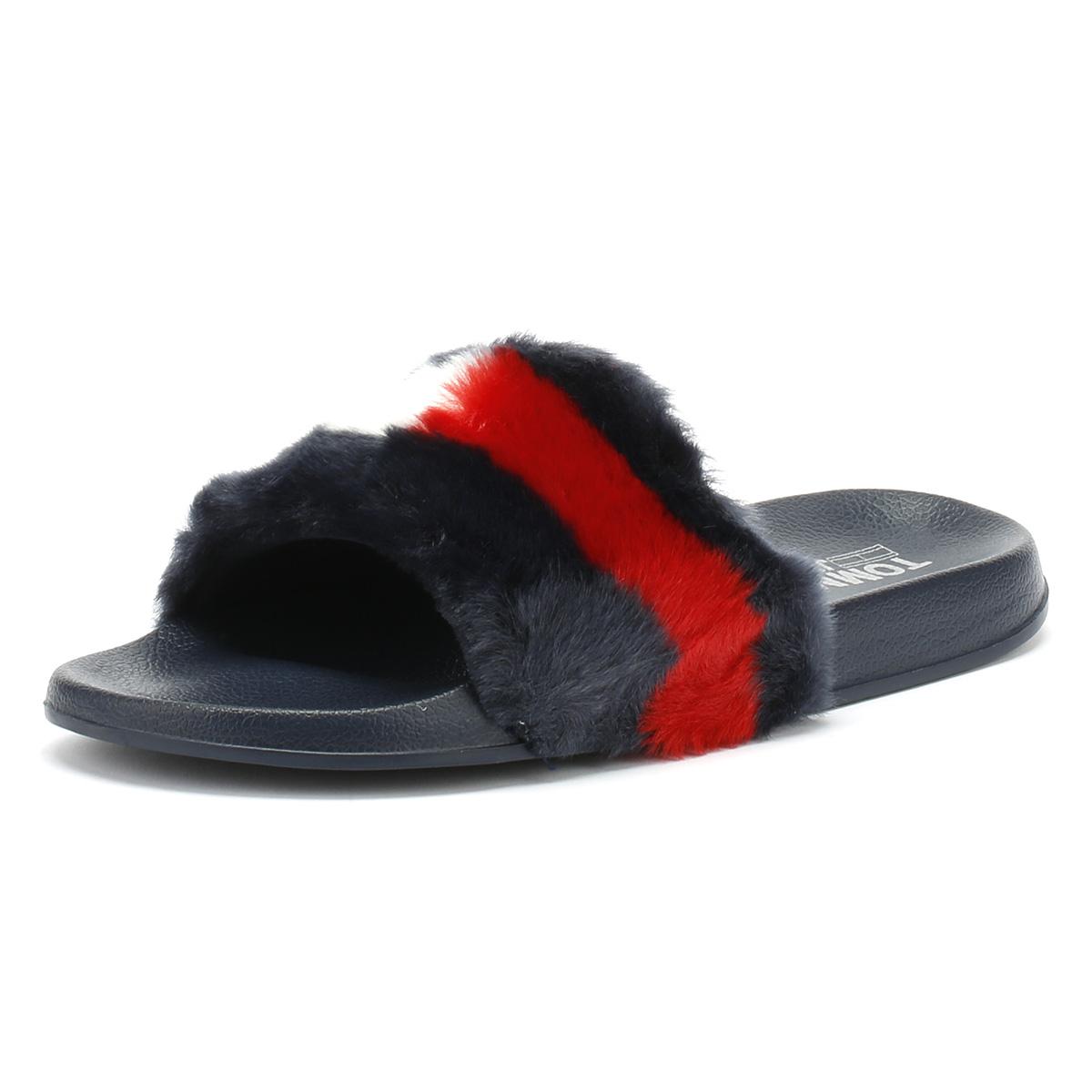 tommy fur slides