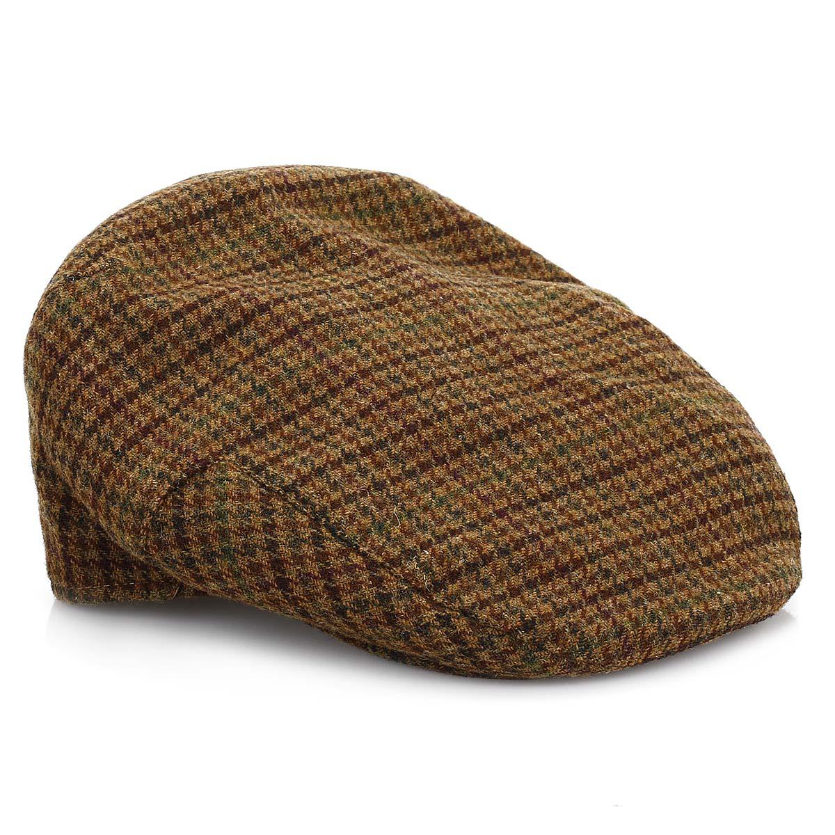 One Size Manufacturer Size:One Size Burton Menswear London Mens Brown Dogtooth Baker Boy Hat Flat Cap Brown