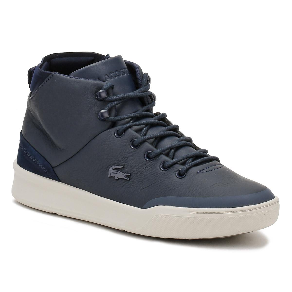 Lyst - Lacoste Mens Navy Explorateur Classic 317 1 Trainers in Blue for Men