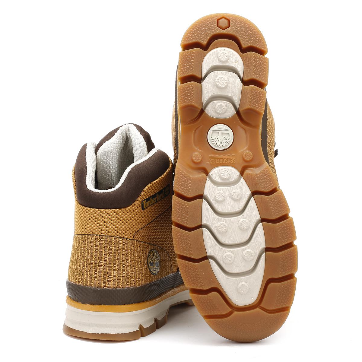 timberland euro hiker shell jacquard wheat men's boot