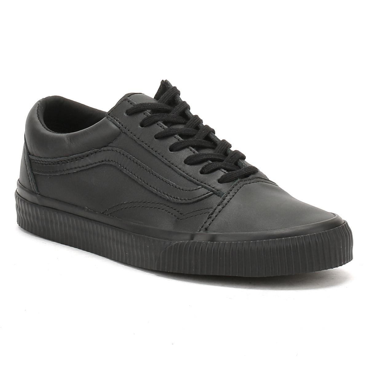 vans old skool trainers in black vans old skool trainers in black