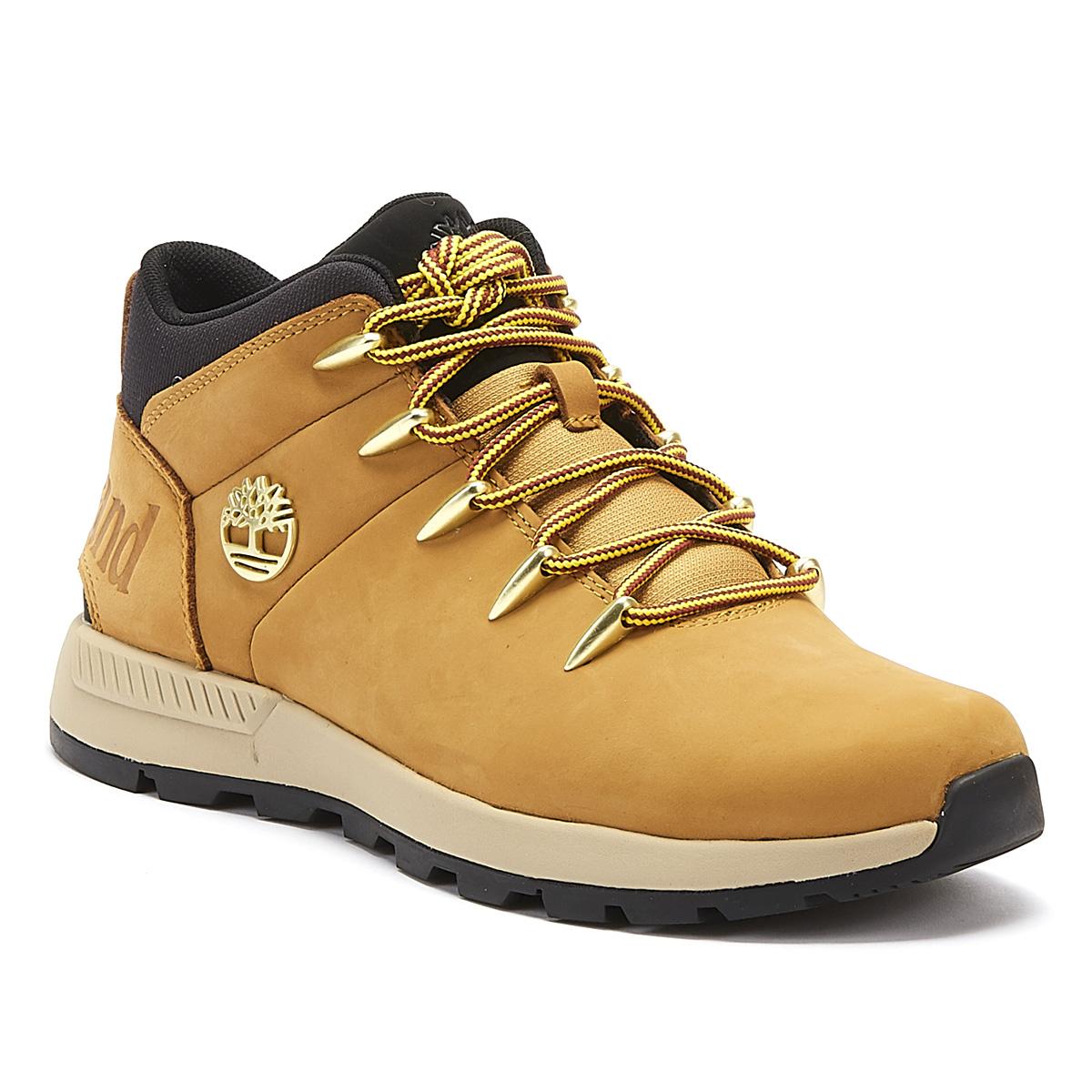 Timberland Leather Euro Sprint Mens Wheat Trekker Boots in Yellow for ...