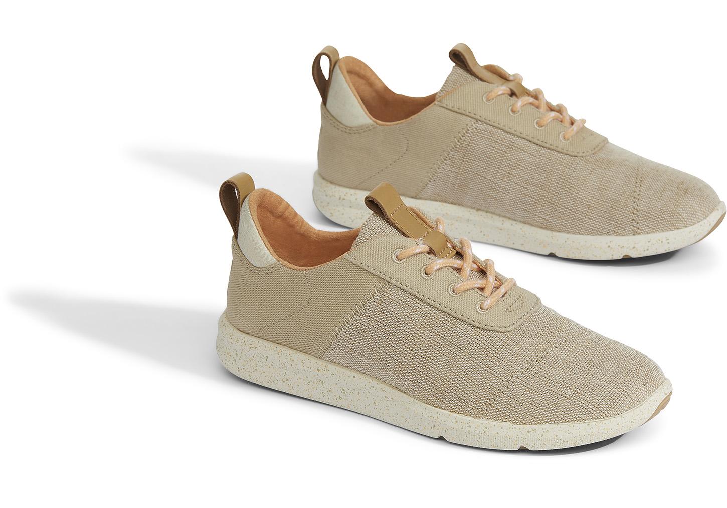 Toms Beige Canvas Textured Twill Womens Cabrillo Sneaker In Natural Lyst 7555