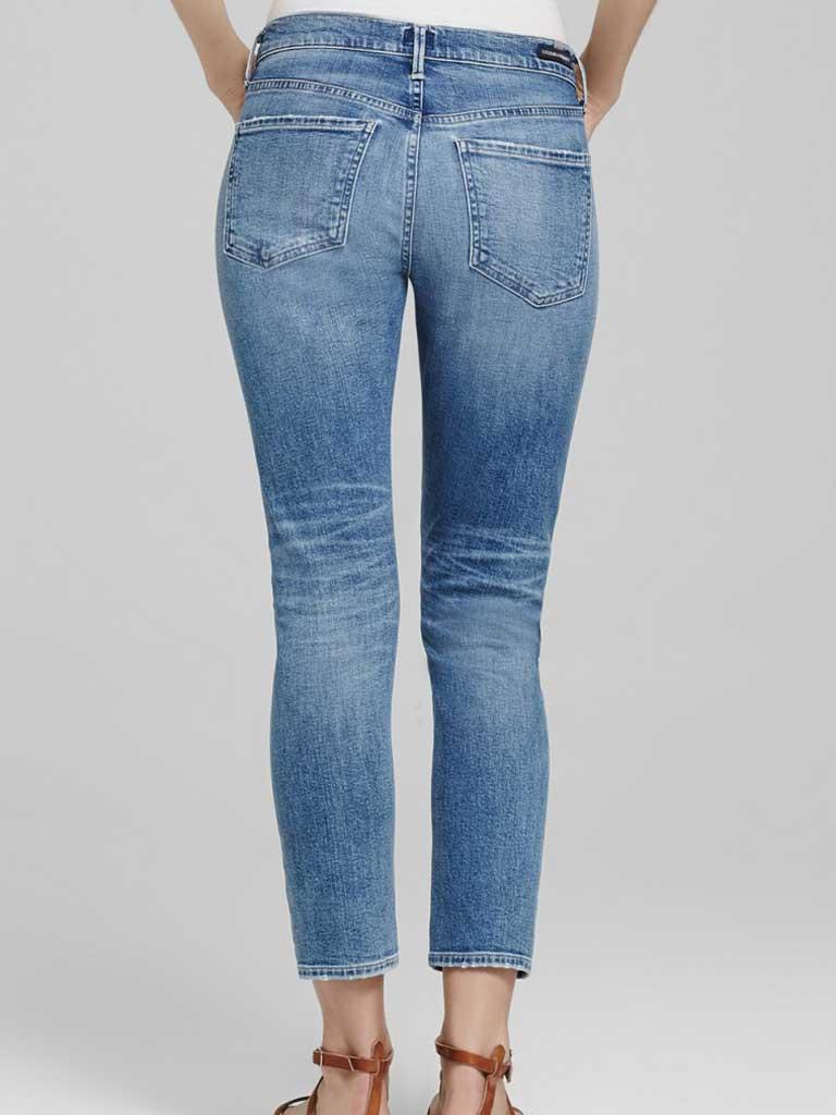 Citizens Of Humanity Pacific Elsa Crop Jeans In Blue Lyst