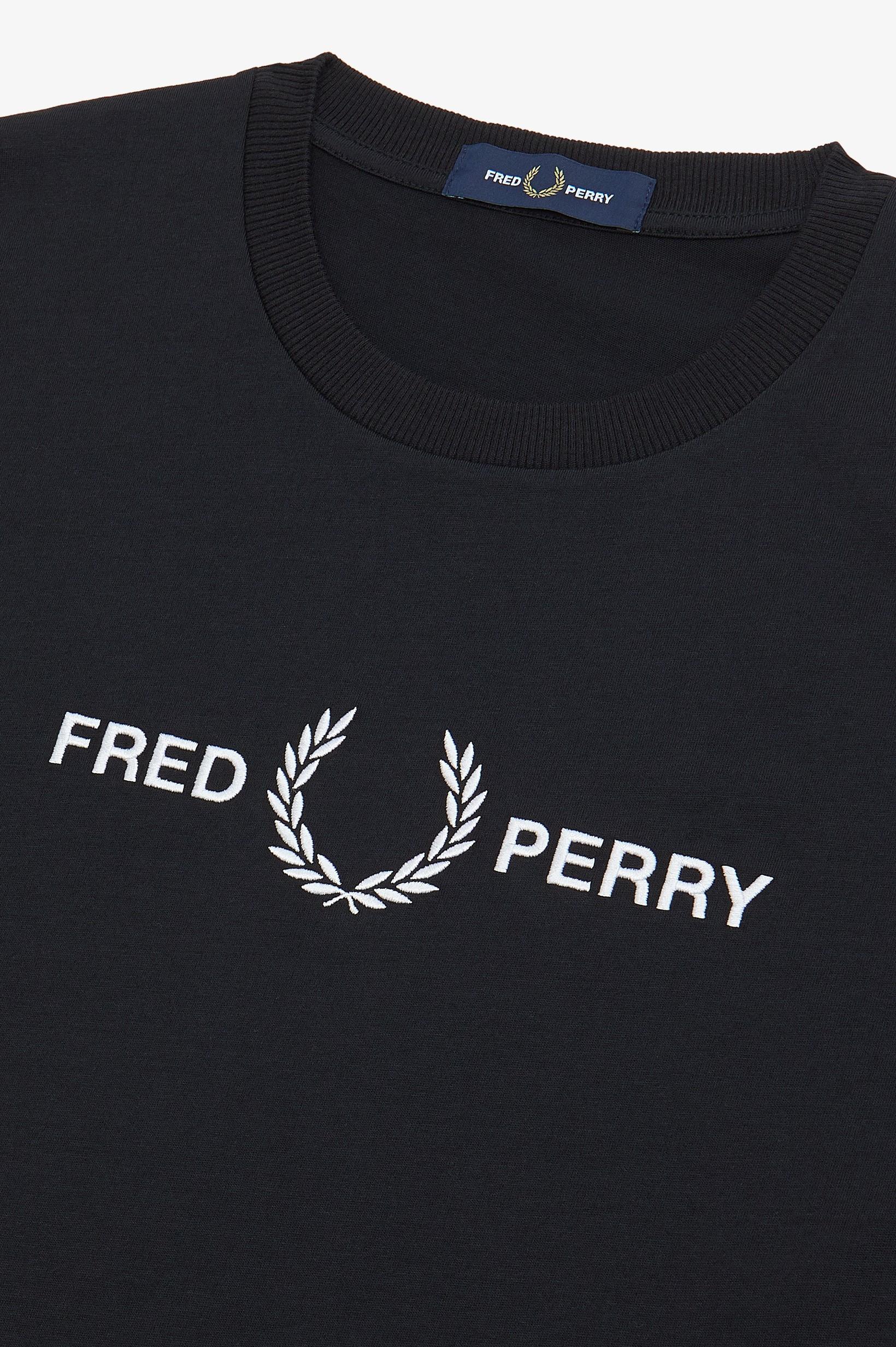 Fred Perry T-shirt For Men in Black for Men - Save 25% - Lyst