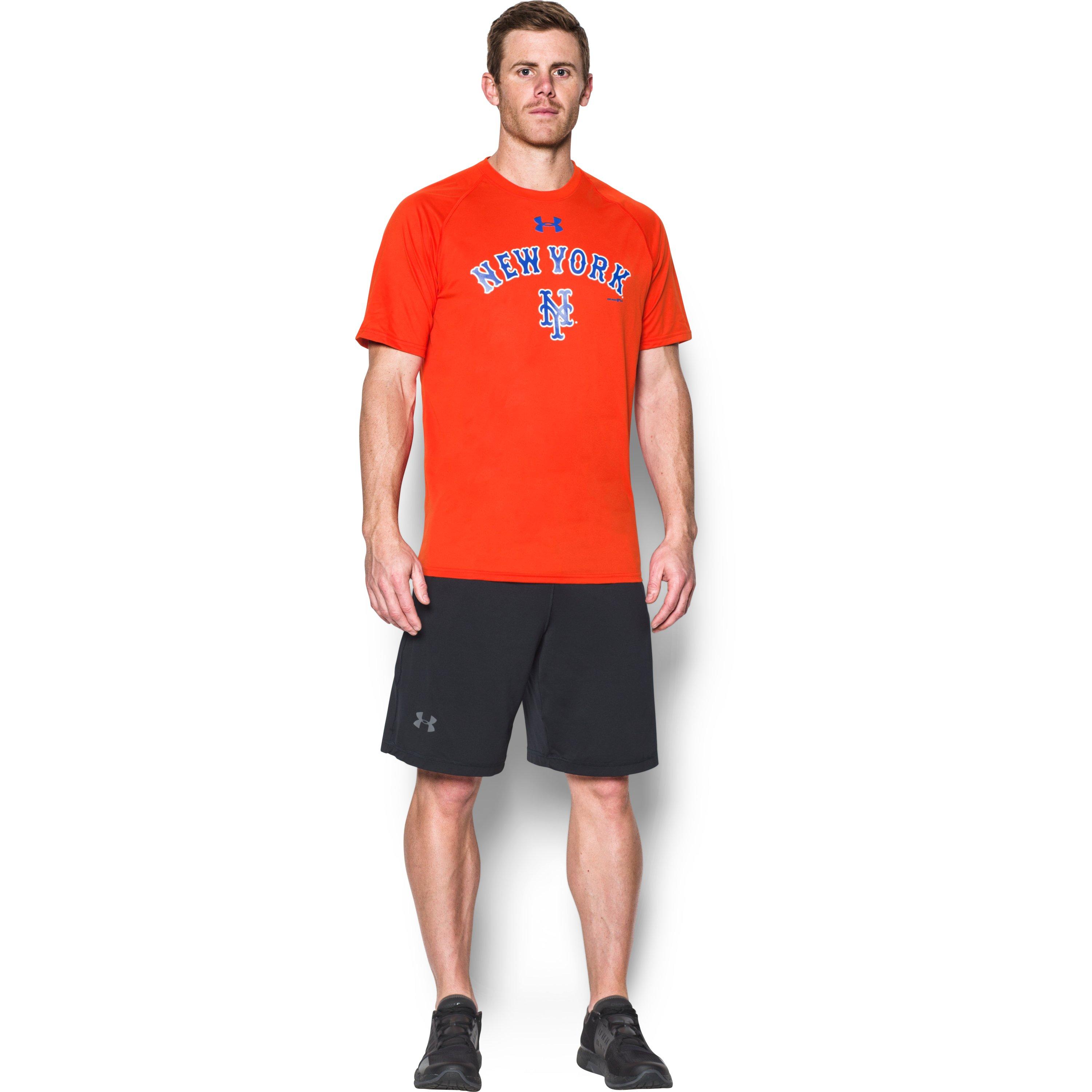 men's under armour orange shirt