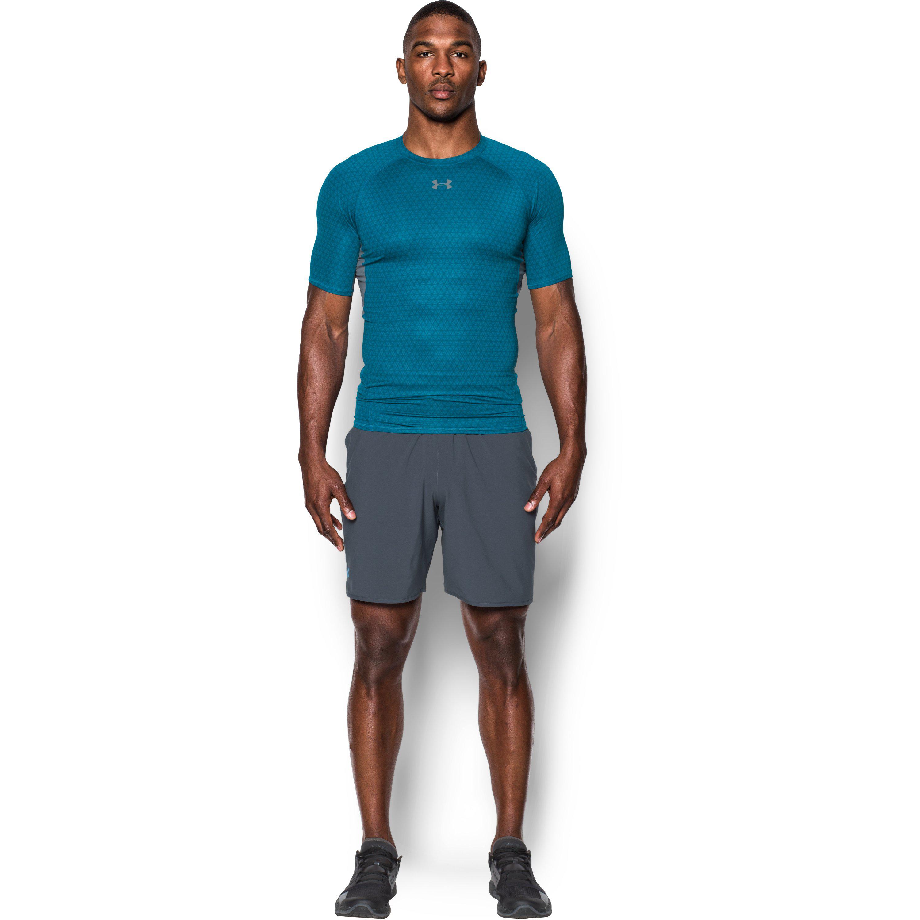 under armour men's ua heatgear lightweight printed shorts