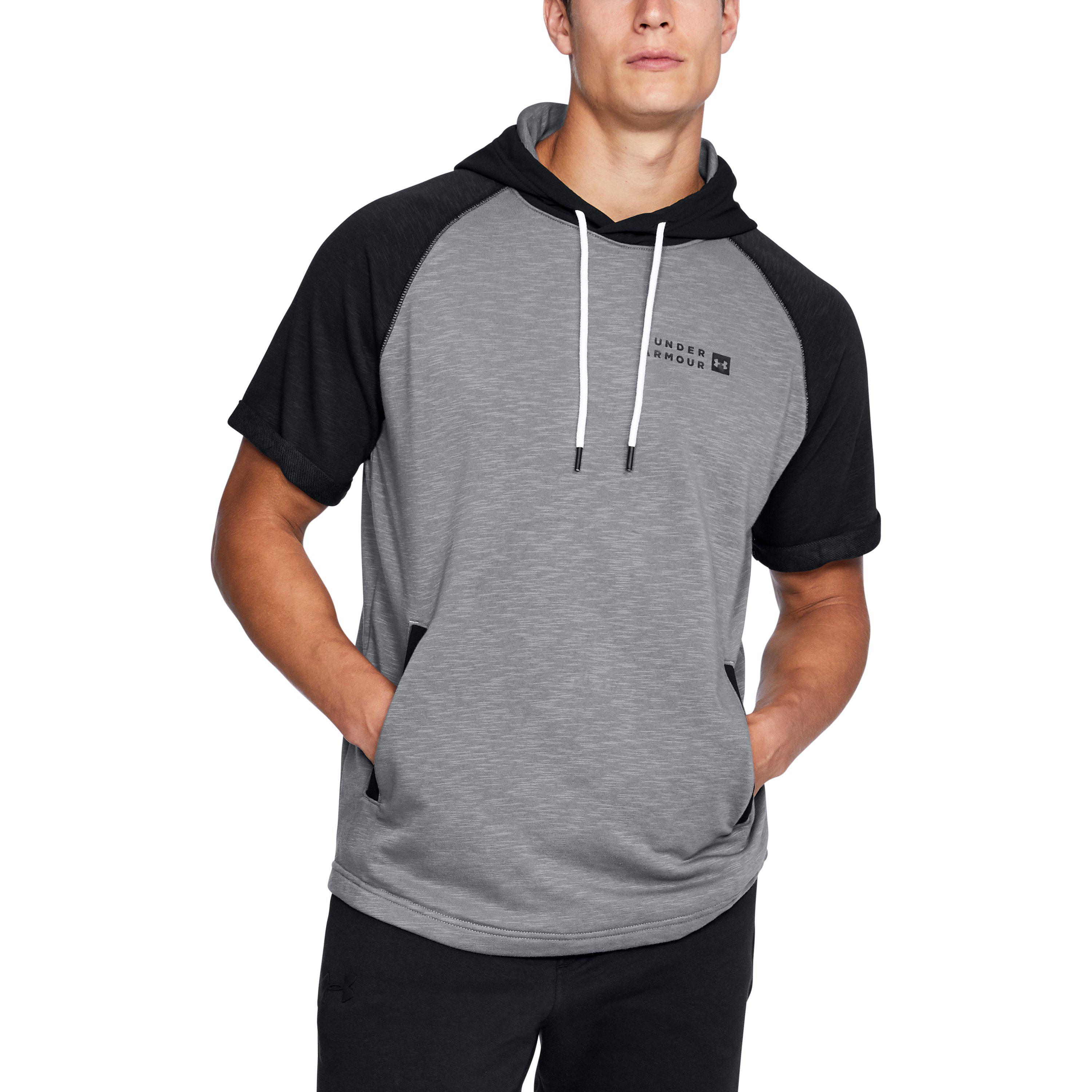 ua short sleeve hoodie