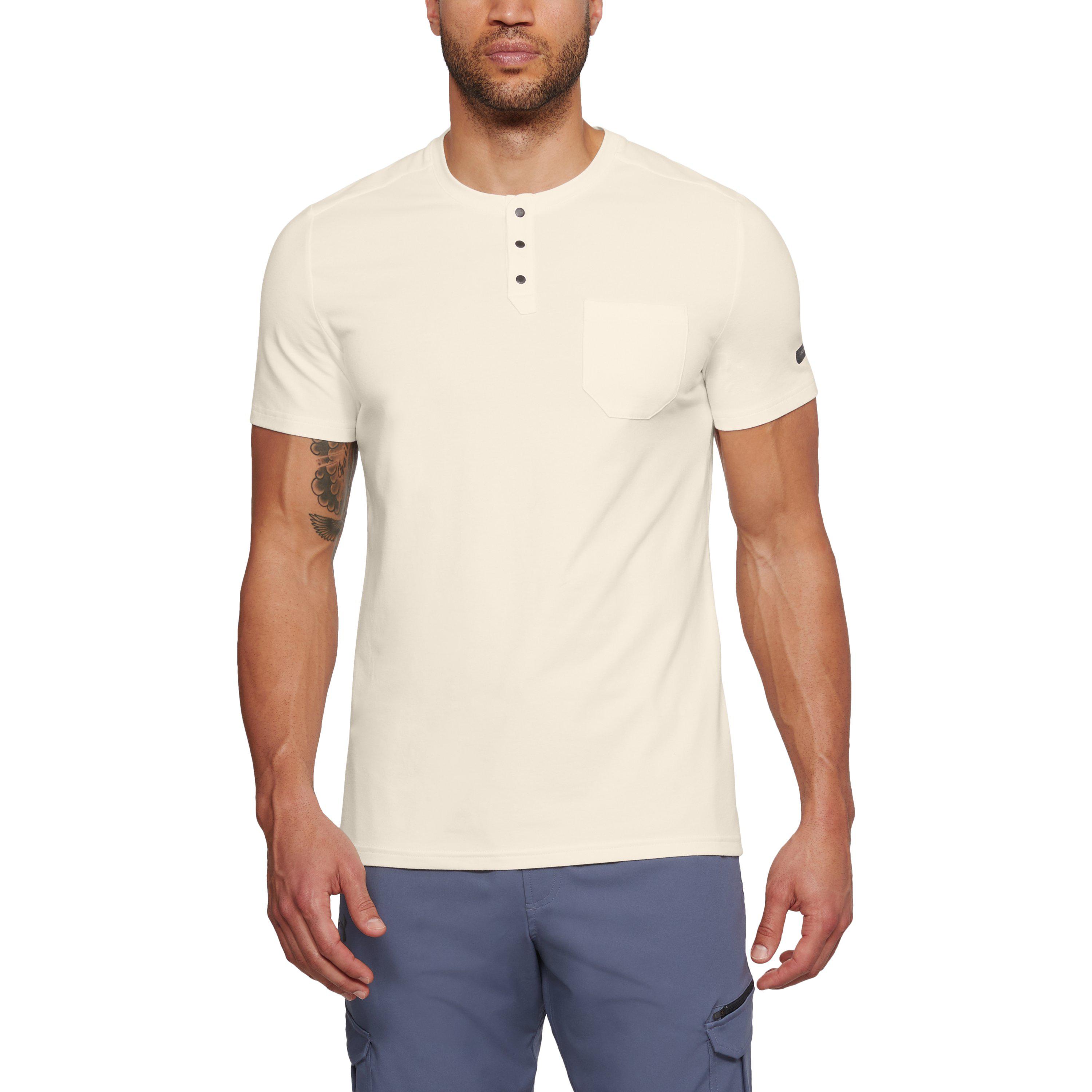 Ua Unstoppable Short Sleeve Henley 