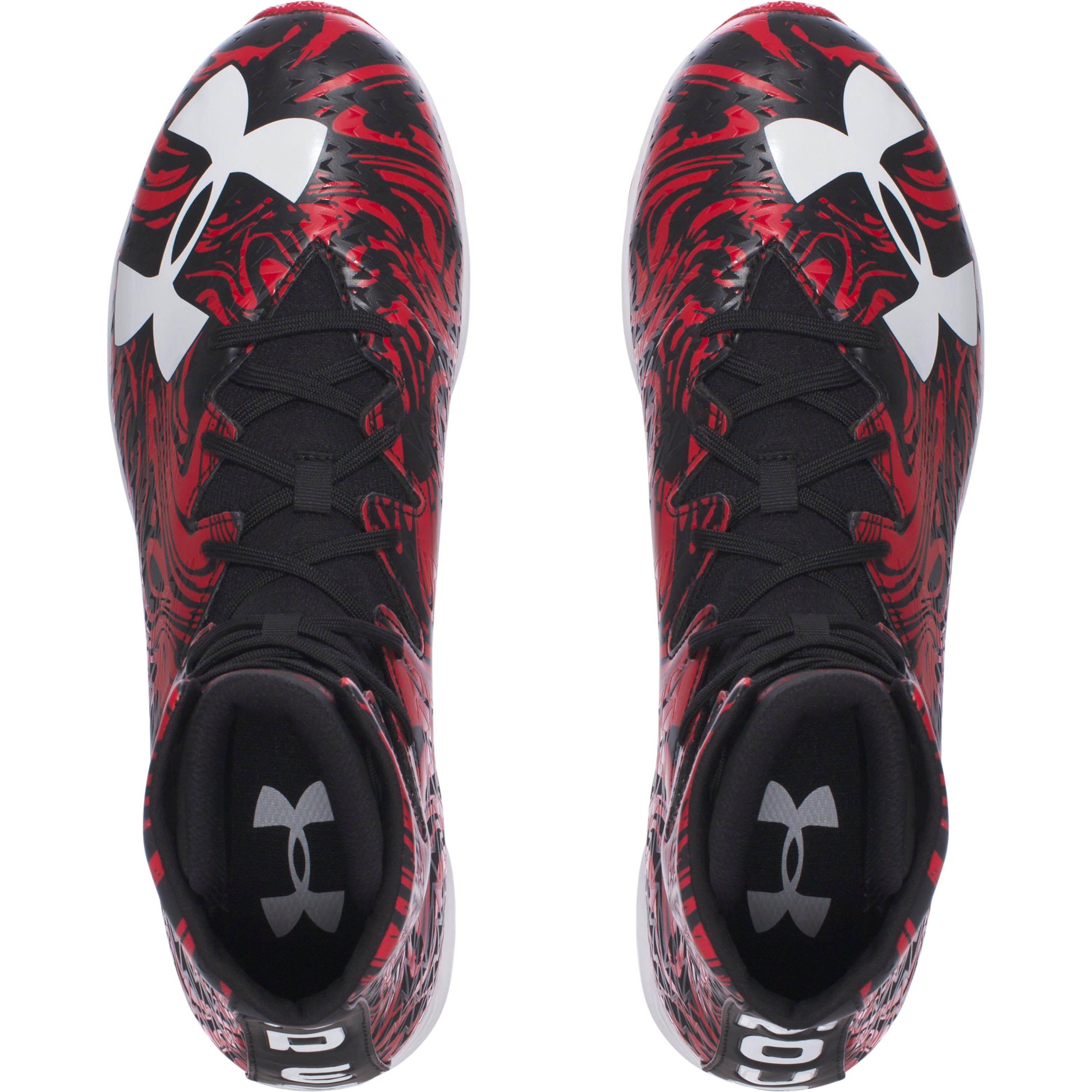 red under armour cleats