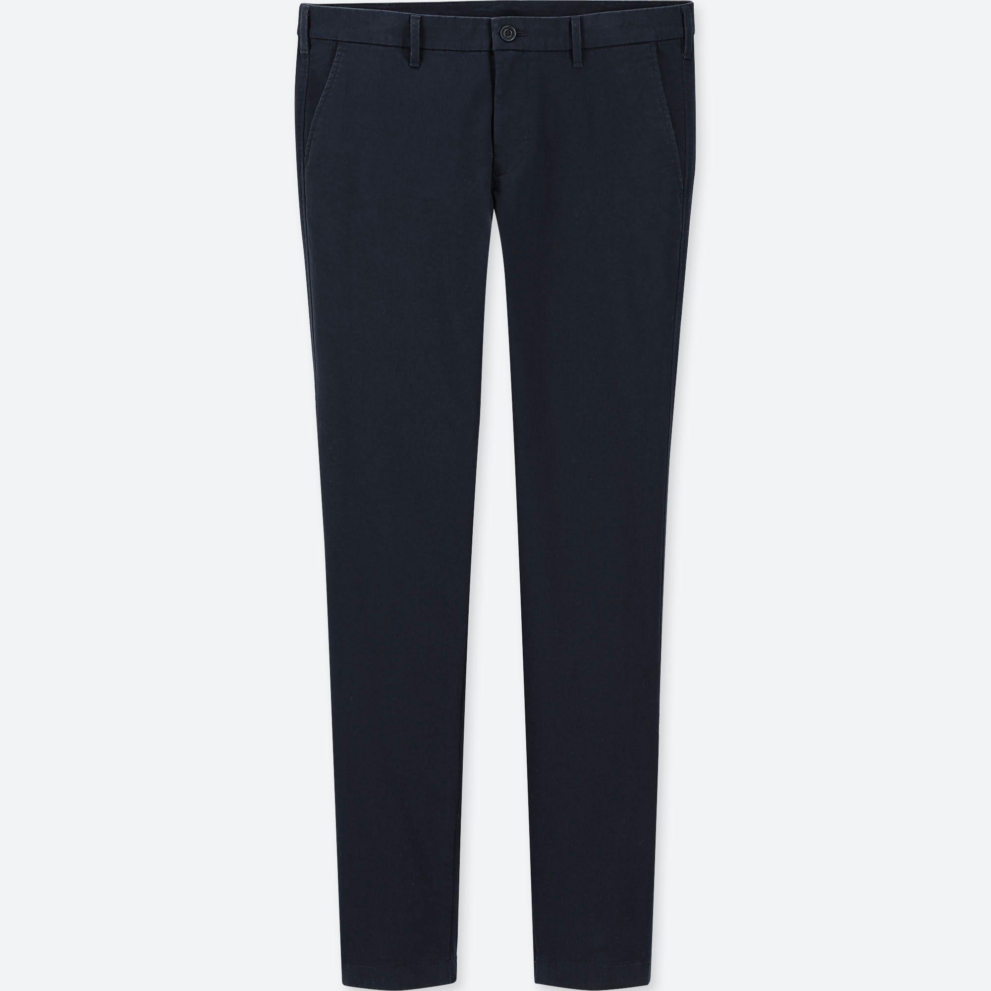 Uniqlo Ultra Stretch Skinny Fit Chino Trousers in Blue for Men - Lyst