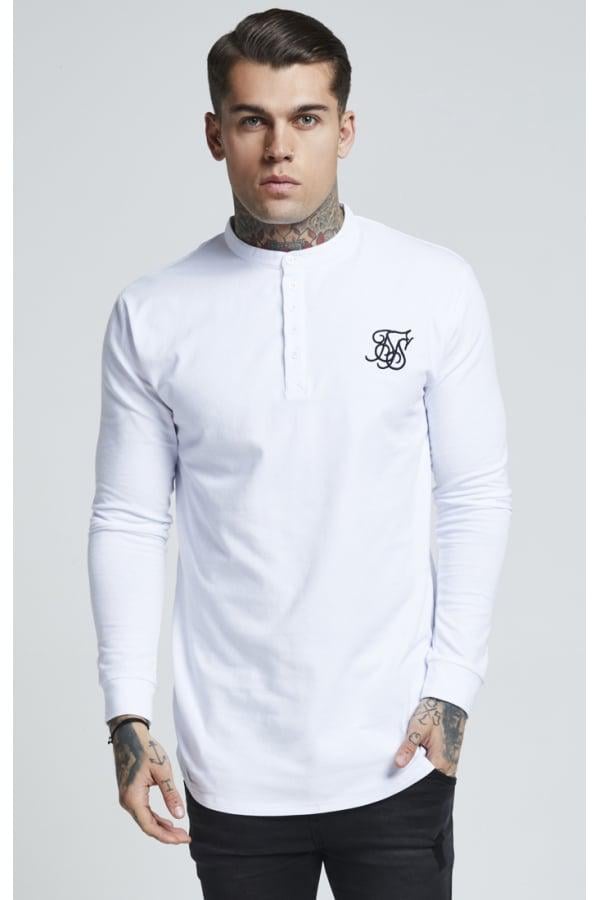 white siksilk t shirt