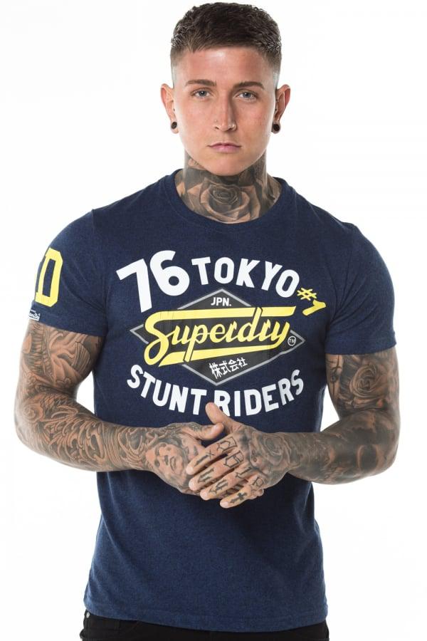 superdry blue tshirt