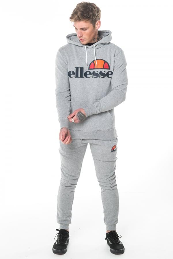 ellesse oragratti borg zip through hoodie