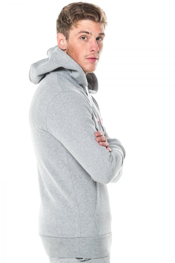 ellesse oragratti borg zip through hoodie