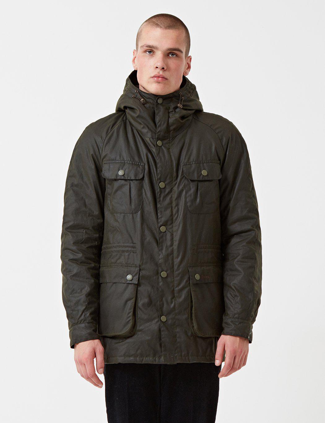 Lyst - Barbour Brindle Wax Jacket in Green for Men