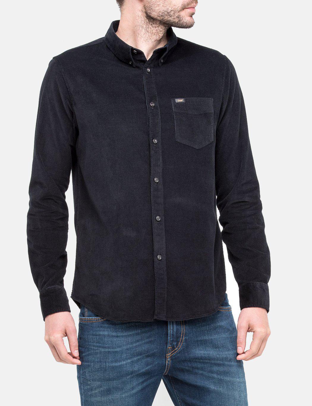 black button down with jeans