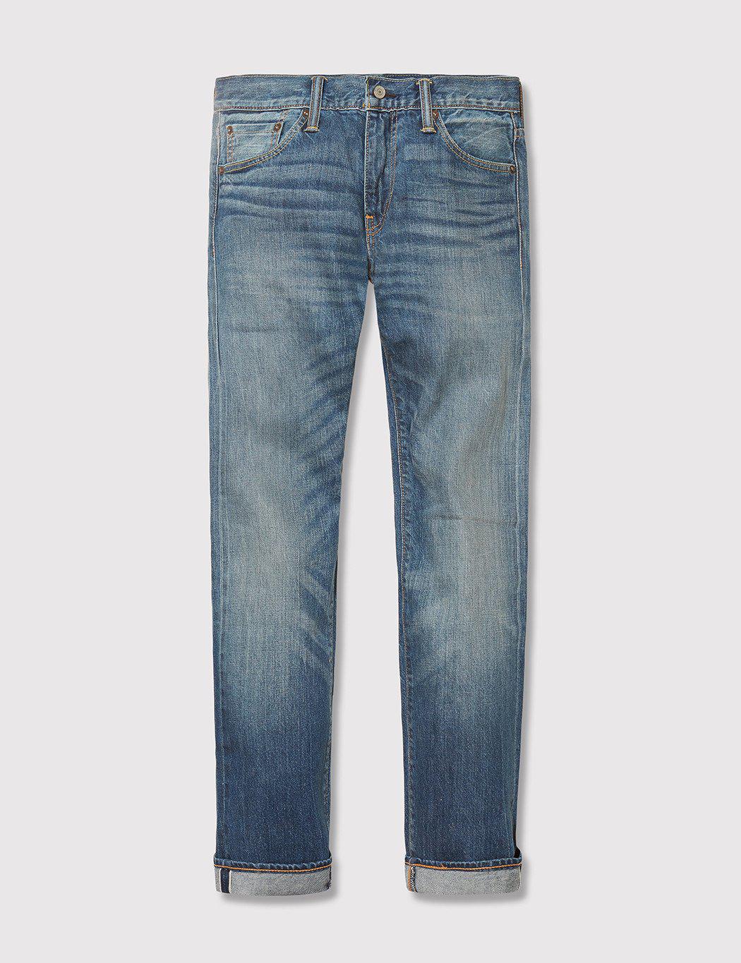 levi's 511 raw selvedge