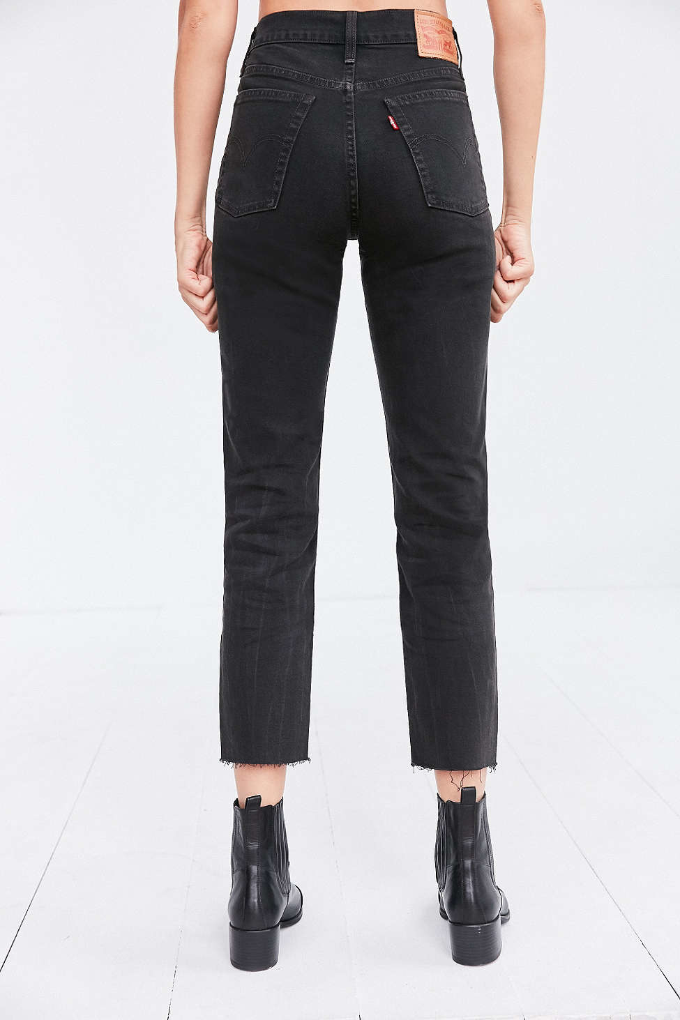 levi's wedgie skinny black