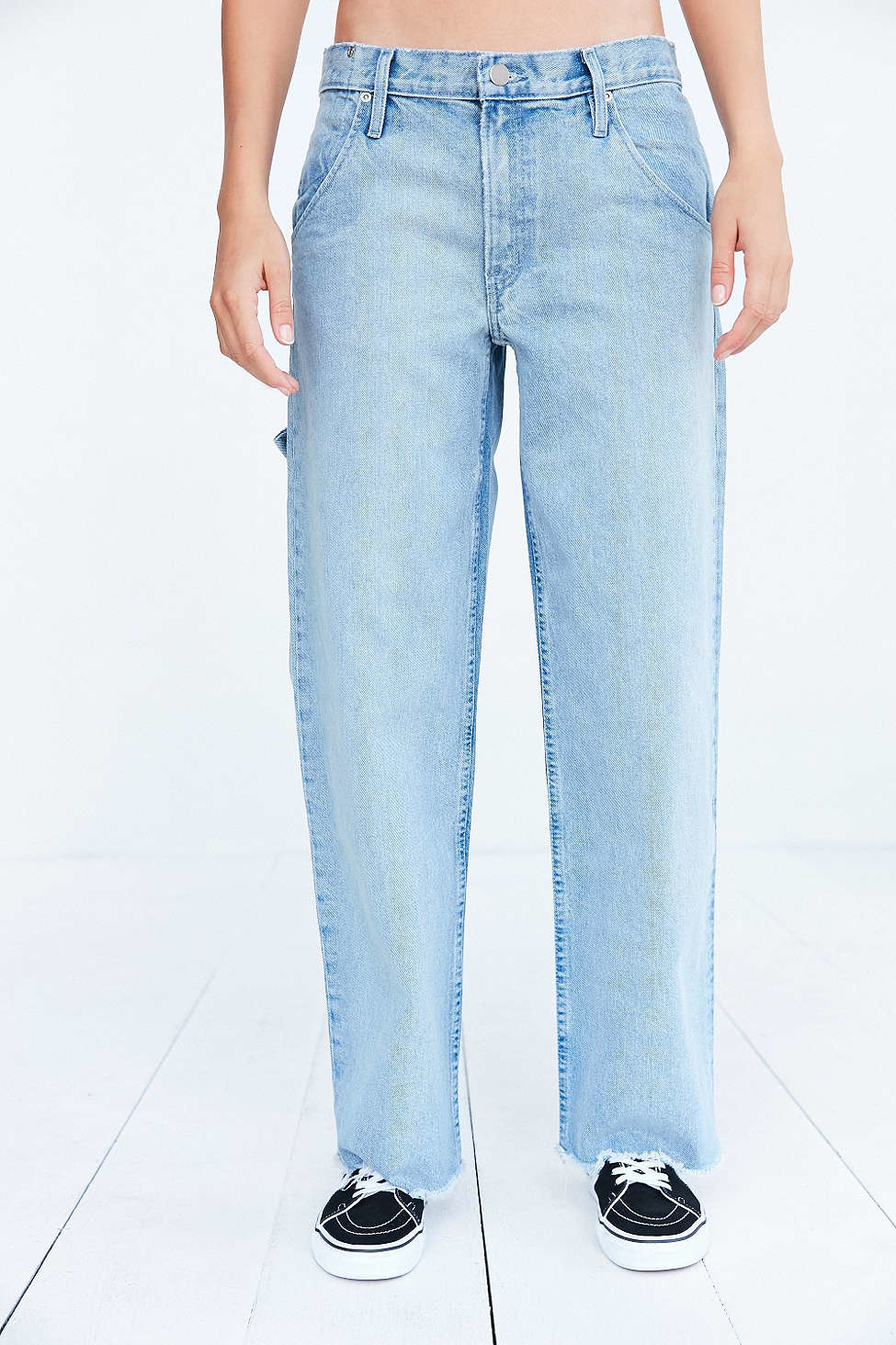 Lyst - BDG Slouchy Low-rise Wide-leg Jean in Blue