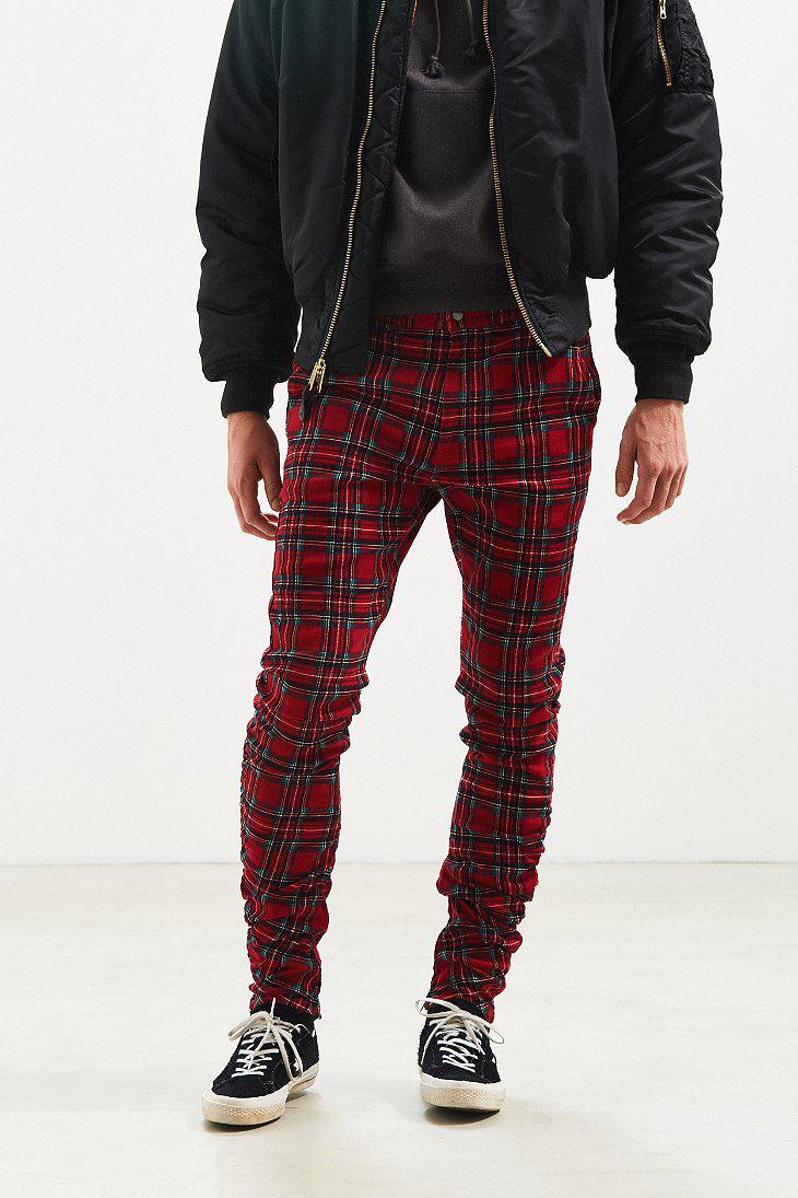 mens stacked pants