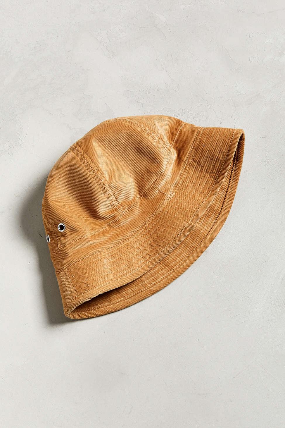 Lyst Urban Outfitters Corduroy Bucket Hat In Brown For Men