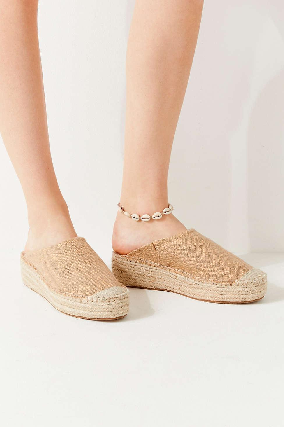 Urban Outfitters Uo Laura Espadrille Mule in Natural - Lyst